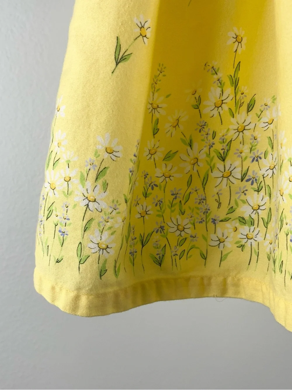 Gymboree 2000 Yellow Cotton Daisy Peter Pan Collar Dress 6-12 Months